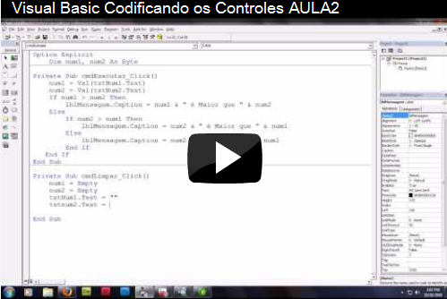 Criando Programa no Visual Basic AULA 2